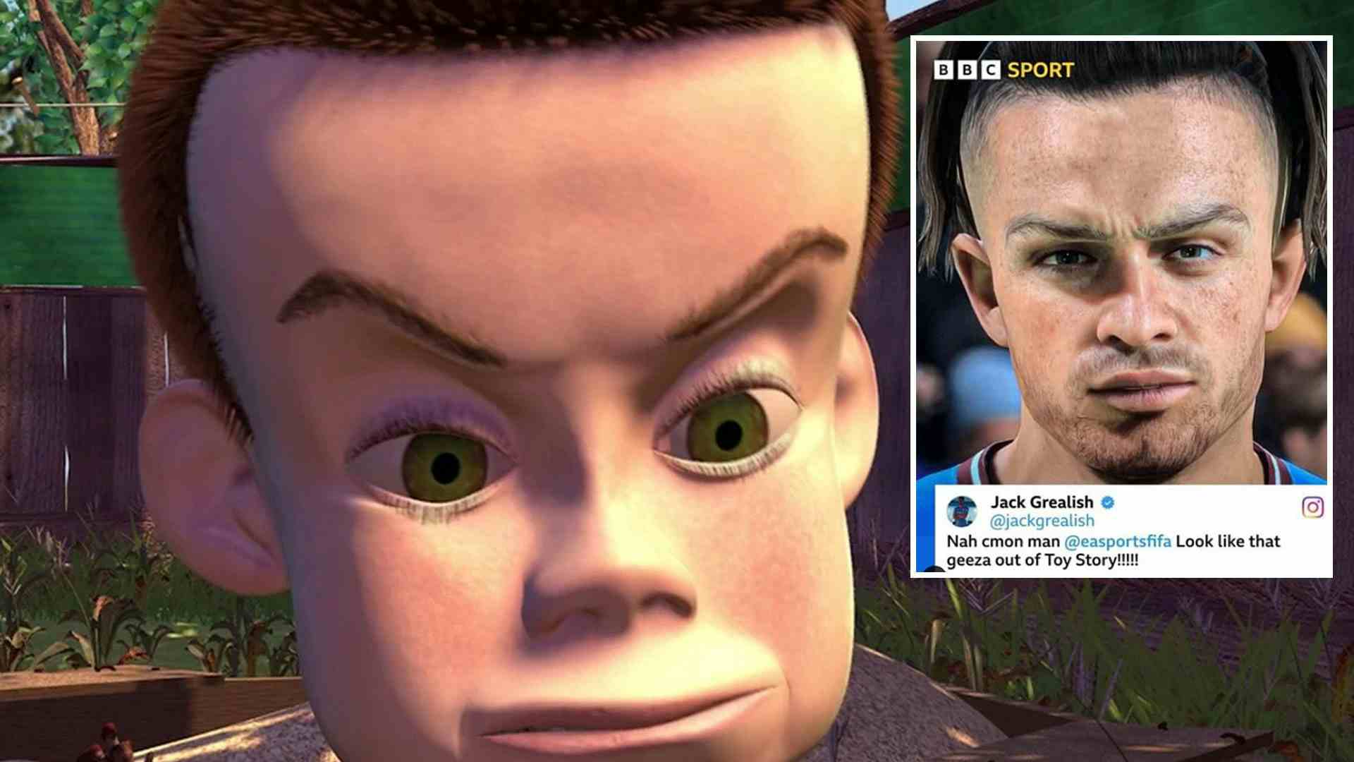 L’immagine di Grealish su Fifa 23 diventa virale. Lui commenta: “Sembro quello di Toy Story”