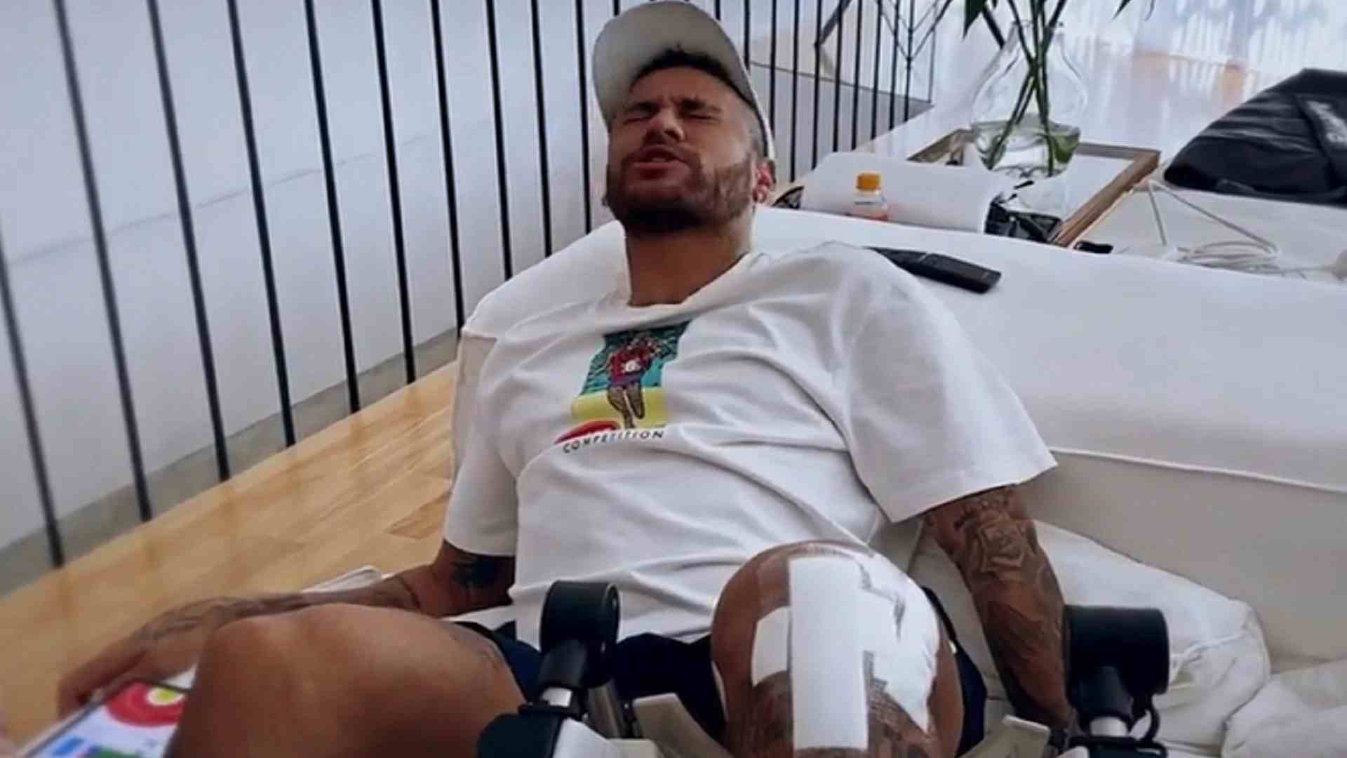 Lo straziante dolore di Neymar durante la riabilitazione (VIDEO)